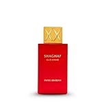 Swiss Arabian Shaghaf Oud Ahmar - Limited Edition EDP Spray for Unisex- Fruity, Powdery, Floral Fragrance - Luxury Personal Fragrance - Enchanting Blend of Arabian Perfume - 75 ml