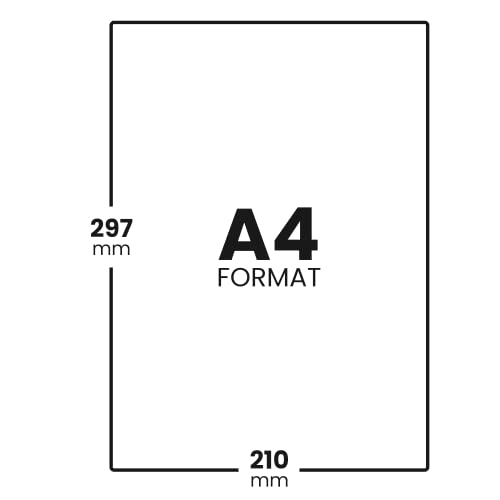 Netuno Folaser 10 Blatt DIN A4 210x 297 mm transparente Folie selbstklebend für Laserdrucker und Kopierer selbstklebende Folie matt zum Beschriften film transparent Klebefolie für Farblaserdrucker