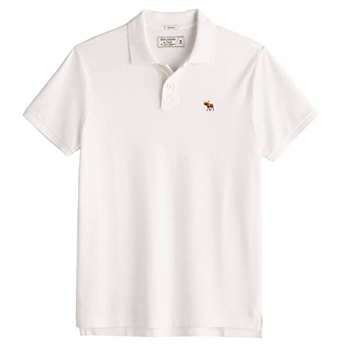 (アバクロンビー & フィッチ) Abercrombie & Fitch シグネチャーアイコン ポロシャツ Signature Icon Polo ホワイト S