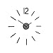 Umbra Blink Wall Clock Black - Easy to Paste Wall Sticker Numbers, Frameless Large Decorative Wall Clock, Simple Indicators, Minimalist, Black