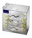 Horizon Manufacturing 5153 Short Dust Mask Dispenser with clear Lid - Clear Plastic