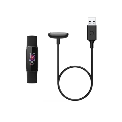 Fitbit Luxe & Charge 5 and Retail Charging Cable, Official Product, Black, Smartphone by Fitbit - Used condition - Image 2