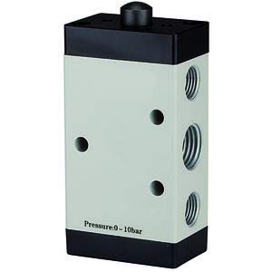 RIEGLER 115955-511.1101 - Válvula de 5/2 vías accionada mecánicamente, M5, mortero, G 1/4, 1 unidad