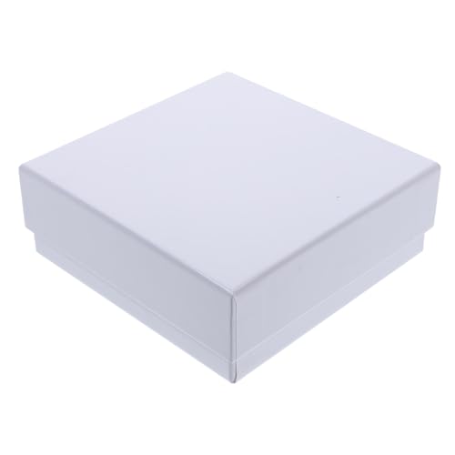 KICHOUSE Box Container Cryogenic Storage Holder for Microcentrifuge Tube Storage Holder for Freezer Laboratory Holder Paper White