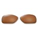 Walleva Replacement Lenses for Oakley Inmate Sunglasses - Multiple Options Available (Brown - Polarized)