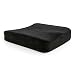 Memory Foam Seat Cushion - Luxury Large Office Chair Pad with a Buckle to Prevent Sliding by Aeris- Car Seat Cushion with Machine Washable Black Plush Velour Cover.