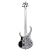 Ibanez 25th-anniversary BTB Standard 5-string Electric Bass Guitar - Silver Blizzard Matte