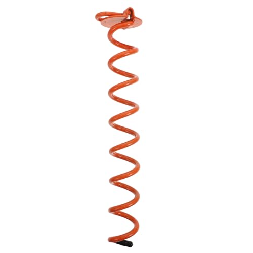 Abaodam 1Pc Outdoor Spiral Nail Ground Pegs Heavy Duty Fixator for Tents Trampolines and Pet Safety for Landscaping Camping and Backyard Use Stake