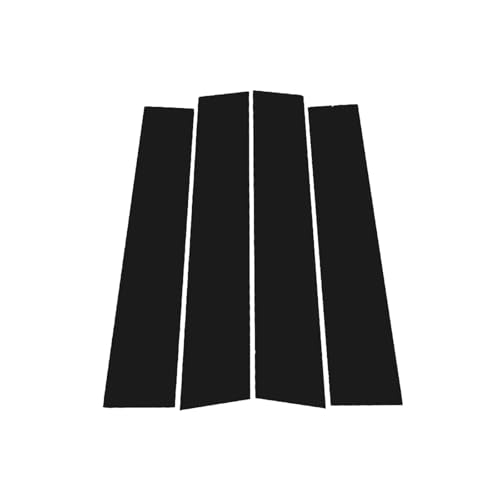 Adhesivos de pilar BC negro brillante compatibles con Audi A3 S3 RS3 2003-2013