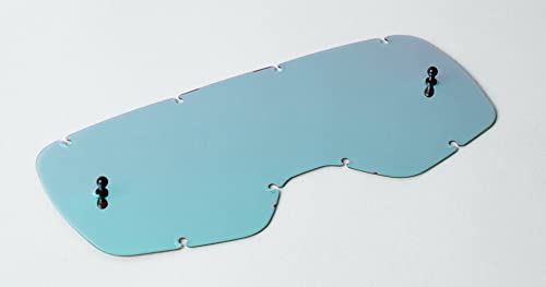 Écran Fox Racing MX20 enfant bleu anti éblouissement pour masque