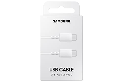 Image of Samsung Original Type C to C Cable - 3.28 Feet (1 Meter), White