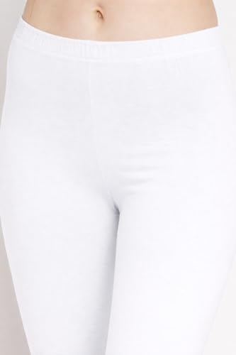 Image of Women Cotton Ankle Leggings Combo | Soft Stretchable Breathable Fabric | High Waist Comfortable Fit Bottom Wear for Kurti Office Casual & Daily Use