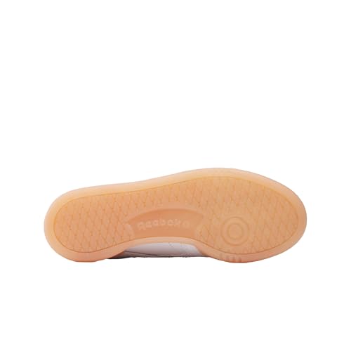 Reebok Women's Club C Revenge Sneaker, White/White/Sunkissed Orange, 8
