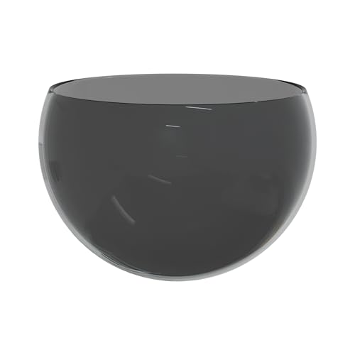 Image of KASTLITE 12 inch Smoke Acrylic Lamp Post Globe, Custom Neckless, US Made | Manufactured in the USA, Impact-Resistant Plastic Construction (Not Glass), Fits Most Standard Outdoor Pole-Top Fixtures