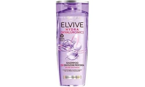 Elvive Hydra Hyaluronic Shampoo 72h Deep Moisture for Dehydrated Hair, 250 ml