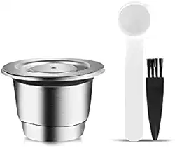 Cápsula Inox Reutilizável Nespresso Com Tampa + Acessórios - YOUTEK