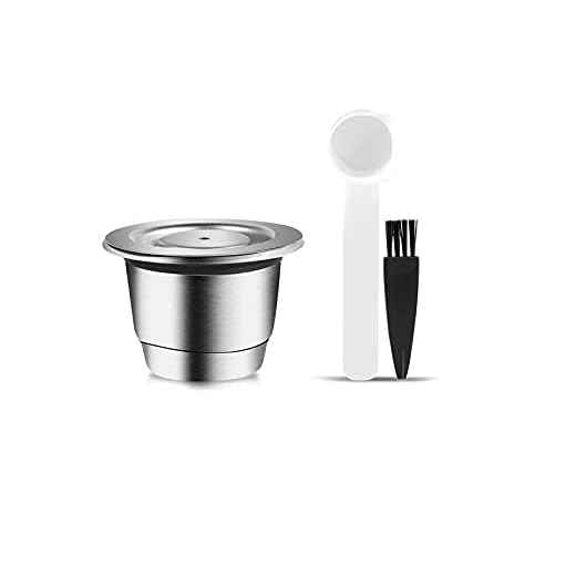 Cápsula Inox Reutilizável Nespresso Com Tampa + Acessórios - YOUTEK