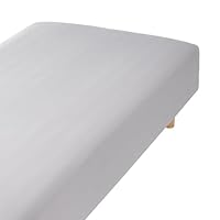 Amazon｜無印良品 フィットするボックスシーツ ブラウン セミダブル