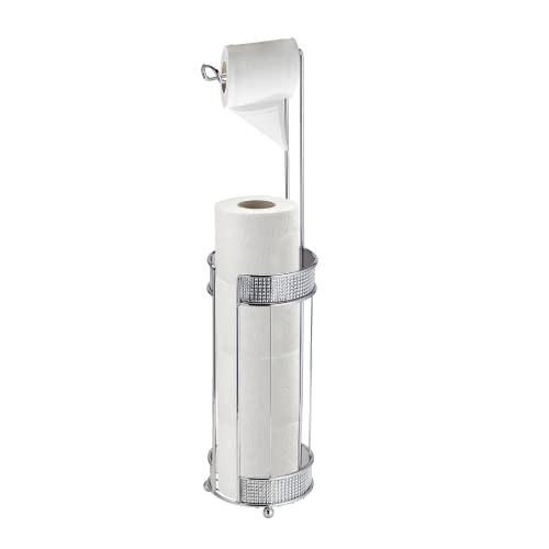 Blue Canyon Diamante Toilet Roll Holder
