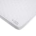 American Baby Company Waterproof Fitted Quilted Cotton Cradle Mattress Pad Cover, White, for Boys and Girls