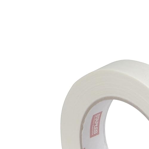 Image of STAPLES Masking Tape, 0.75 inch x 60 Yards - 6 /Pack