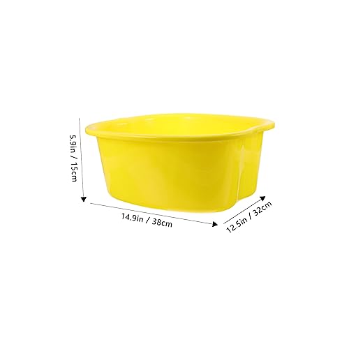 Masajeador spa de pies plegable Beaupretty amarillo miniatura 2