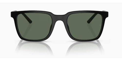 Oliver Peoples 0OV5553SU Mr. Federer 70019A Semi-Matte Black/Green Polarized Men's Rectangular Sunglasses, 52/20/1452