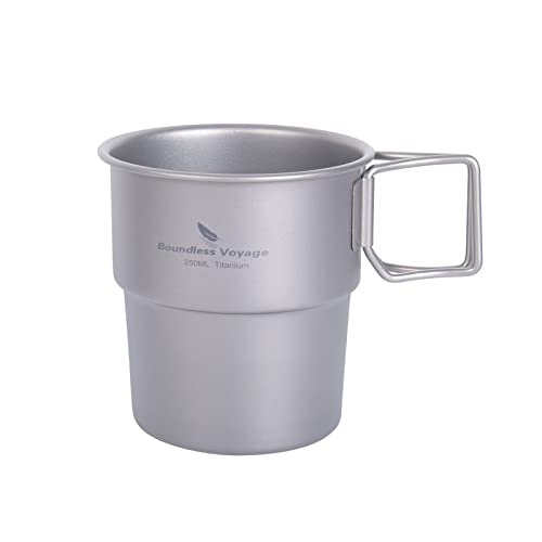 Tasse à café en titane 250 ml Boundless Voyage Ti3050D pour camping - 2
