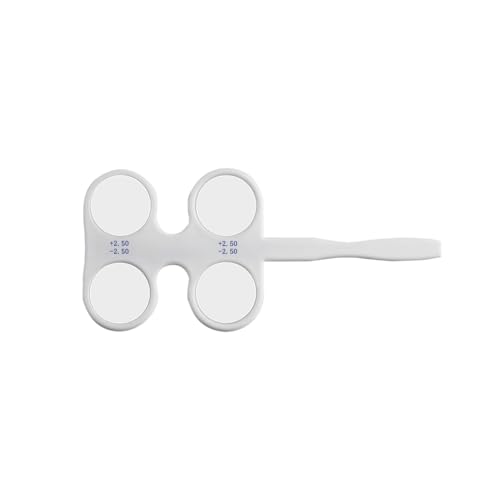 Eyesight Tester Optometry Lens Flipper Ophthalmic Flipper Confirmation Flipper Set Ophthalmic Flipper Optical Instruments (±2.50D)