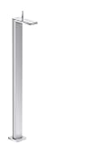 Hansgrohe AXOR MyEdition Miscelatore monocomando monocomando lavabo da Terra con Scarico a Scomparsa con Apertura a Spinta, colorazione: Cromo/Vetro a Specchio - 47040000