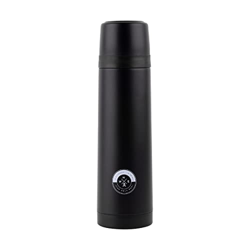 Botella - termo de agua 500ml en acero inoxidable negro Scalpers Home