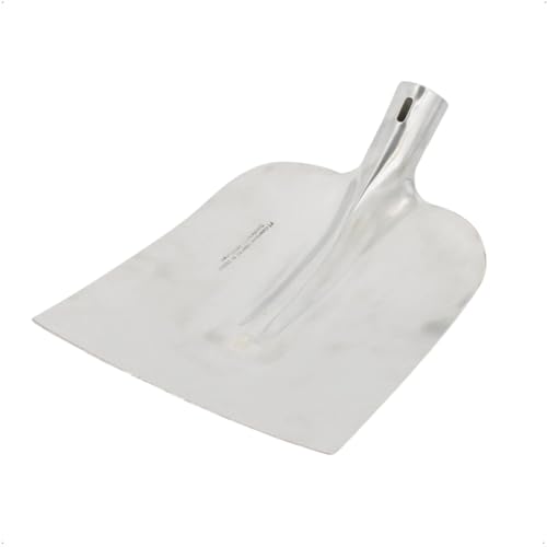 Rekord Holsteiner Sandschaufelkopf (Edelstahl, glänzend) Maße Schaufelkopf: 27x25 cm, für alle Garten- und Bodenarbeiten, Bauschaufel, Gartenschaufel, Erdschaufel