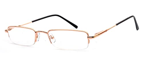Image of FRESH Reading Glasses | Rectangular half Rim Eyeglasses | For Unisex | Free Size