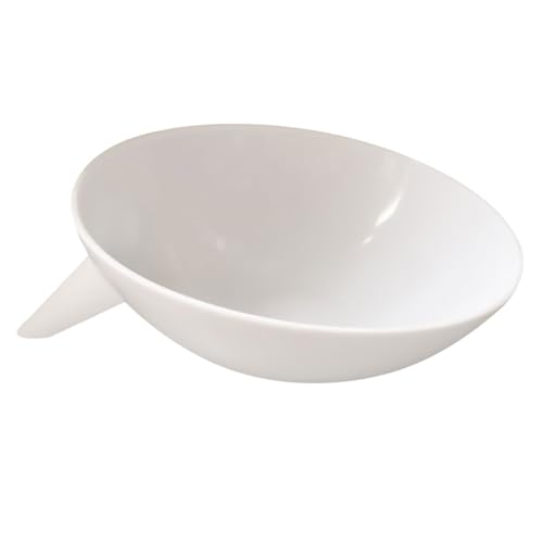 Gatuida Bol de Escurridor Multifuncional para Cocina con para Drenaje Rápido Colador de Plástico Grueso para Verduras Frutas y Fideos Organizador Práctico y Resistente Color Blanco
