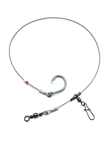 Bull Rig Heavy Steel Fishing rig para Redfish, Black Drum, Sharks