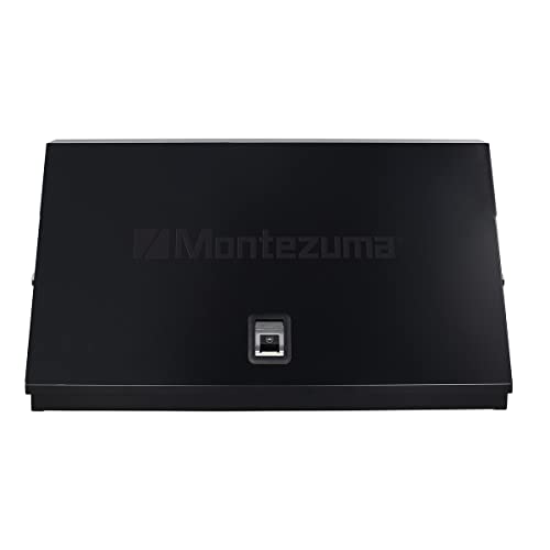 Montezuma Portable Triangle Toolbox – 41-Inch With Heavy-Duty Steel Construction - Dx411B, Steel Black, 41" Wide X 18" Deep #TOP1