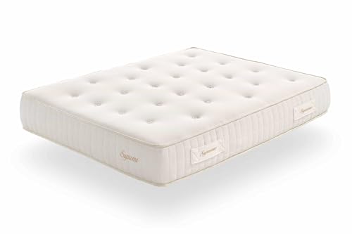 Moonia | Colchón Supreme Muelles Ensacados| 5 cm de viscoespuma, Fibras Supersoft y Todotherm | Comfort System | Pression Care System | 180 x 200 cm