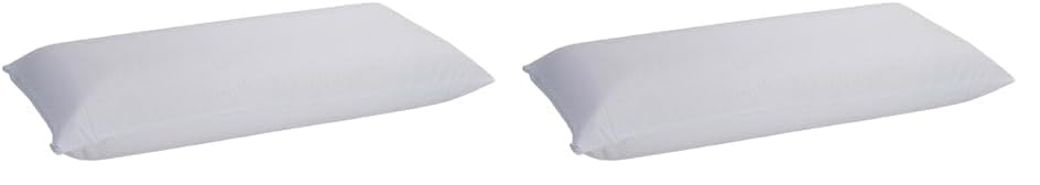 Pikolin Home Funda de Almohada Algodón de Rizo Aloe Vera, Impermeable, Transpirable, Cremallera Lateral, Varias Medidas (Paquete de 2)