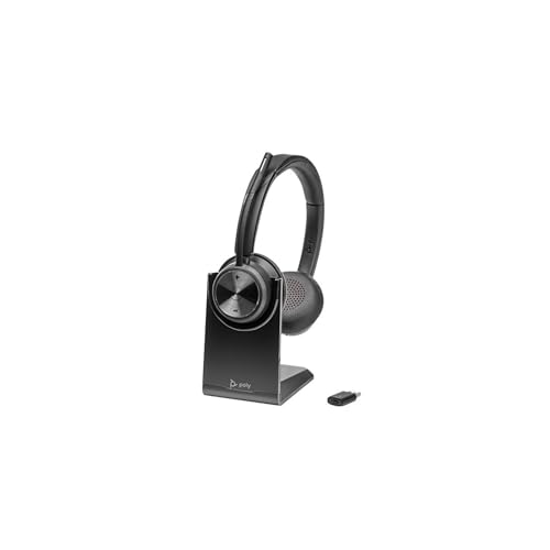 Poly Savi 7320 Office auriculares inalámbricos para centros de llamadas con mucho ruido