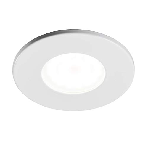 Knightsbridge 230V IP20 Fixed GU10 Fire-Rated Downlight White