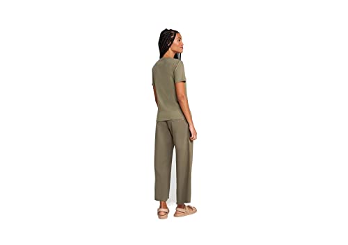 Blusa Básica Feminina Em Algodão Com Decote V