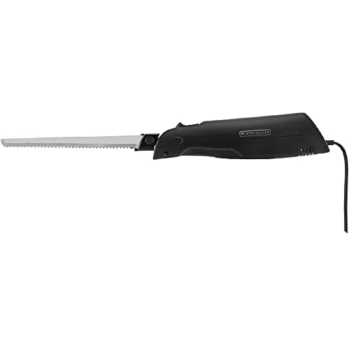 Black Decker Faca de Cozinha Power Blade, com Lâminas Removíveis em Inox, para Cortar Alimentos, Mod