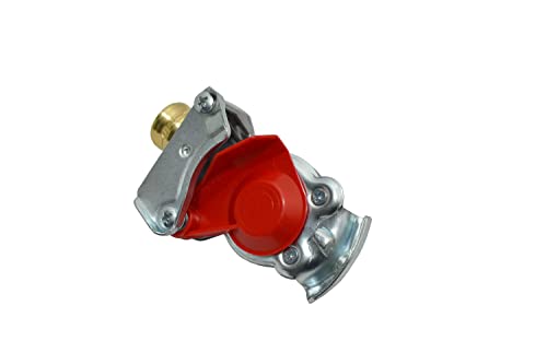 Kupplungskopf rot mit Druckluftkupplung NW7,2 LKW Traktor Druckluft Kupplung Luftanschluss Werkstattanschluss