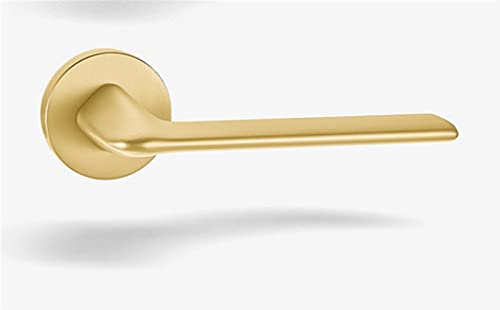 Cerradura de puerta dividida de color cobre mate para interior de casa 2