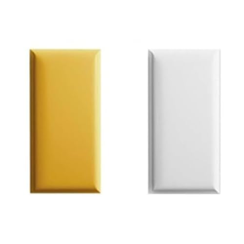 Paneles de pared tapizados autoadhesivos 3D y pegatinas protectoras acolchadas anticolisión de 11.8x15.7in 2