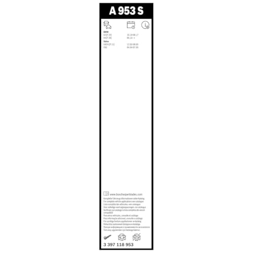 Bosch 3397118953 Wischblatt Satz Aerotwin A953S - Länge: 650/500 – Ansicht 3