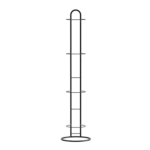 Gnbzxce Rolling Storage Rack Multilayer Display Rack Metal Vertical Stand For Basketball Football Volleyball