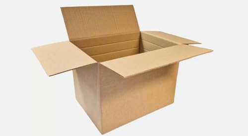 Lot de 10 cartons à double paroi 61 x 45,7 x 45,7 cm en carton double déménagement 750 g Idéal pour le stockage, le déménagement et l'emballage (lot de 10) FSC 100 % recyclé