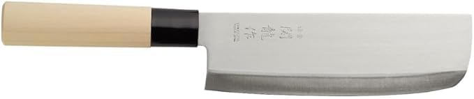 Couteau Nakiri japonais en acier inoxydable forgé au Japon pour chefs