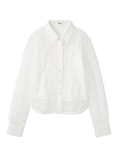 ゴージャス立体レースブラウス